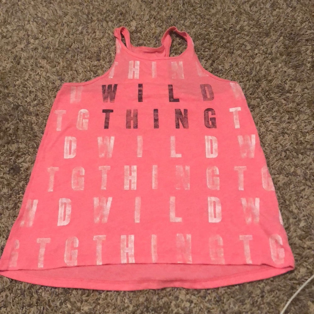 Pink American eagle wild things shirt